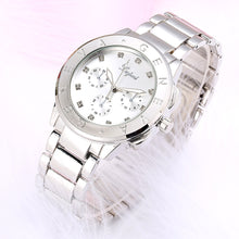 LVPAI Gold Silver Women Dress Watch Luxury Stainless Steel Quartz Clocks Ladies Girl Dress Relogio feminino CF