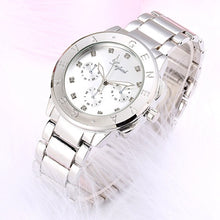 LVPAI Gold Silver Women Dress Watch Luxury Stainless Steel Quartz Clocks Ladies Girl Dress Relogio feminino CF
