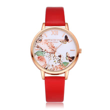 LVPAI Watches Women Dress Clock Butterfly Pattern Ladies Gift Quartz Watch Relogio Feminino CF