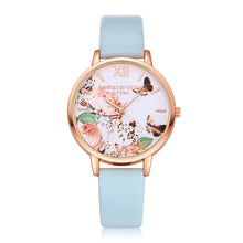 LVPAI Watches Women Dress Clock Butterfly Pattern Ladies Gift Quartz Watch Relogio Feminino CF