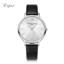 LVPAI Watches Women Dress Clock PU Leather Band Quartz Ladies Gift Watch Relogio Feminino CF