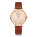LVPAI Watches Women Dress Clock PU Leather Band Elegant Quartz Wristwatch Ladies Gift Relogio Feminino CF