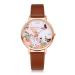 LVPAI Watches Women Relogio Feminino PU Leather Band Ladies Dress Clock Gift Quartz Watches CF