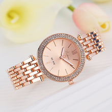 LVPAI Watches Women Rhinestone Crystal Elegant Dress Gold Silver Clock Ladies Watch Gift Relogio Feminino CF