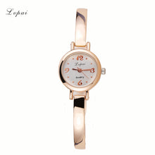 LVPAI Watches Women Luxury Gold Women Bracelet Watch Dress Vintage Electronic Clock Reloj CF