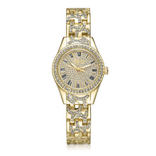 LVPAI Band Women Watches Gold Silver Rhinestone Crystal Analog Quartz Watch Clock Ladies Gift Relogio CF