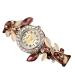 LVPAI Bangle Watch Luxury Rhinestone Crystal Bracelet Watches Clock Wristwatch Relogio Feminino CF