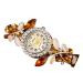 LVPAI Bangle Watch Luxury Rhinestone Crystal Bracelet Watches Clock Wristwatch Relogio Feminino CF