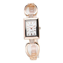 LVPAI Stainless Steel Gold & Silver Wrist Watches Women Rhinestone Quartz Clock Ladies Dress Watch CF