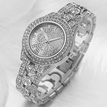 LVPAI Famous Watch Luxury Women Quartz Dress Wristwatch Date Clock Gold Silver Crystal Montre CF
