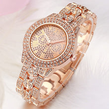 LVPAI Famous Watch Luxury Women Quartz Dress Wristwatch Date Clock Gold Silver Crystal Montre CF