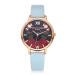 LVPAI Watch Women Dress Clock Flower Pattern PU Leather Band Quartz Bracelet Ladies Gift Relogio Feminino CF