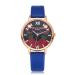 LVPAI Watch Women Dress Clock Flower Pattern PU Leather Band Quartz Bracelet Ladies Gift Relogio Feminino CF