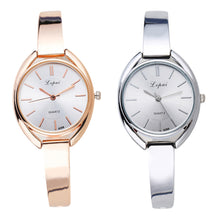 LVPAI Watches Gold Silver Women Bracelet Dress Quartz Clock Stainless Steel Band Gift Relogio Feminino CF