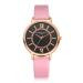 LVPAI Watches Women Elegant Dress Clock PU Leather Band Ladies Famous Gift Watch Relogio Feminino CF