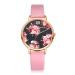 LVPAI Watches Women Quartz Dress Clock Flower Pattern Elegant Ladies Gift Bracelet Watches Relogio Feminino CF