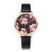 LVPAI Watches Women Quartz Dress Clock Flower Pattern Elegant Ladies Gift Bracelet Watches Relogio Feminino CF