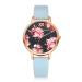 LVPAI Watches Women Quartz Dress Clock Flower Pattern Elegant Ladies Gift Bracelet Watches Relogio Feminino CF