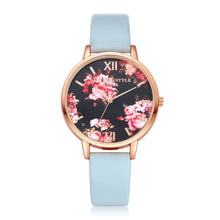 LVPAI Watches Women Quartz Dress Clock Flower Pattern Elegant Ladies Gift Bracelet Watches Relogio Feminino CF