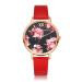 LVPAI Watches Women Quartz Dress Clock Flower Pattern Elegant Ladies Gift Bracelet Watches Relogio Feminino CF