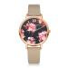 LVPAI Watches Women Quartz Dress Clock Flower Pattern Elegant Ladies Gift Bracelet Watches Relogio Feminino CF