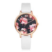 LVPAI Watches Women Quartz Dress Clock Flower Pattern Elegant Ladies Gift Bracelet Watches Relogio Feminino CF