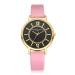 LVPAI Watches Women Relogio Feminino PU Leather Quartz Clock Ladies Dress Gift Bracelet Watches CF
