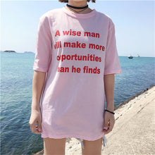 Letter Print t-shirt Plus Size  New Fashion Women Pink T shirts Casual Women Short Sleeve O-neck Tops 72677 SM6