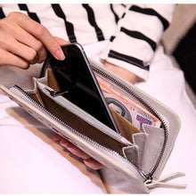 Long Purse Women Wallet Ladies Korean Style Zipper Coin Purses Wallets Famous Handbag Bolsa Feminina CF