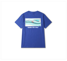 Loose Couple T-shirt  Summer Short Sleeves Clothes Seize The Day Letter T-shirts Casual Plus Size Top Tee 33036 SM6