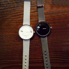 Lover's Watches Luxury Clock Men Women Couple Simple Leisure Trend Stainless Steel Mesh Band Relogio CF