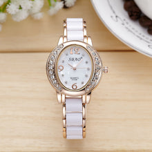 Luxury Watch Woman Ladies Watches Rhinestone Crystal Dress Clock Quartz Analog Bracelet Relogio Feminino CF