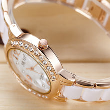 Luxury Watch Woman Ladies Watches Rhinestone Crystal Dress Clock Quartz Analog Bracelet Relogio Feminino CF