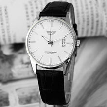 Luxury Men Watch Casual Business Sport Leather Watches with Calendar Quartz Men Date Wristwatch Military Relogio Masculino CF
