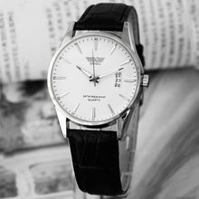 Luxury Men Watch Casual Business Sport Leather Watches with Calendar Quartz Men Date Wristwatch Military Relogio Masculino CF