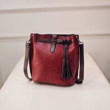 Luxury Handbags Women Bags Designer Messenger Bucket Vintage Retro Big Simple PU Leather Shoulder Crossbody Bag bolsos mujer CF