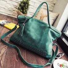 Luxury Handbags Women Bags Designer Rivet Crossbody Tassel PU Leather Frosted Messenger Bags Large Capacity bolsos femenina CF