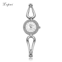 Luxury Lvpai Women Watches Quartz Analog Clock Gold Solver Stainless Steel Rhinestone Crystal Wrist Watch Relogio CF