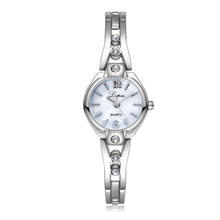 Luxury Lvpai Women Watches Quartz Analog Clock Gold Solver Stainless Steel Rhinestone Crystal Wrist Watch Relogio CF