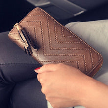 Luxury women's purse wallets PU leather designer wallet lady zipper casual women purses CF