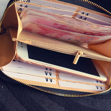 Luxury women's purse wallets PU leather designer wallet lady zipper casual women purses CF