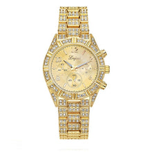 Lvpai Watches Women Luxury Crystal Women Gold Bracelet Quartz Wristwatch Rhinestone Clock Gift Watches CF