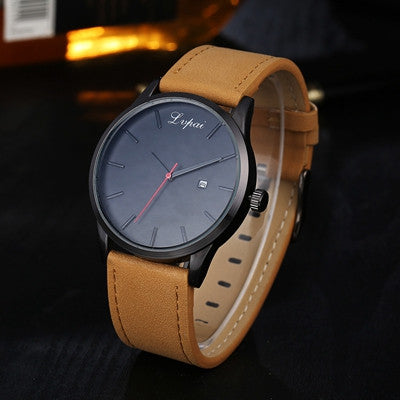Lvpai Men Watches Top Luxury Military Army Minimalist Connotation PU Leather Band Relogio Masculino CF