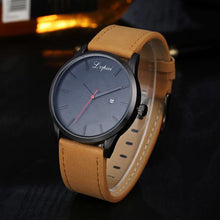 Lvpai Men Watches Top Luxury Military Army Minimalist Connotation PU Leather Band Relogio Masculino CF