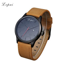 Lvpai Men Watches Top Luxury Military Army Minimalist Connotation PU Leather Band Relogio Masculino CF