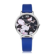 Lvpai Women Watches Butterflies Flocked To Pattern Dress Elegant Clock Watch Relogio Feminino CF