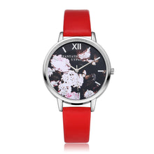 Lvpai Women Watches Butterflies Flocked To Pattern Dress Elegant Clock Watch Relogio Feminino CF