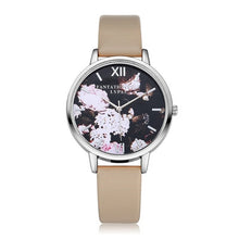Lvpai Women Watches Butterflies Flocked To Pattern Dress Elegant Clock Watch Relogio Feminino CF