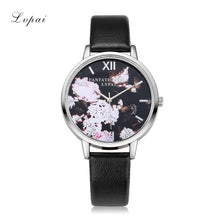 Lvpai Women Watches Butterflies Flocked To Pattern Dress Elegant Clock Watch Relogio Feminino CF