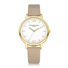 Lvpai Women Watches Relogio Feminino Retro Design PU Leather Band Elegant Dress Clock Analog Quartz Watch CF
